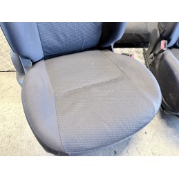 Tappezzeria Completa Nissan Micra K13 Tessuto Nero Buono Stato Usata  B3626