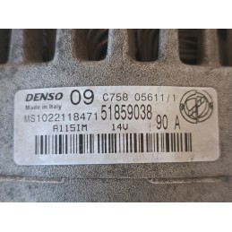 Alternatore Fiat Panda 2 169 1.4B 51859038 90A DENSO 2003 2012  A10749