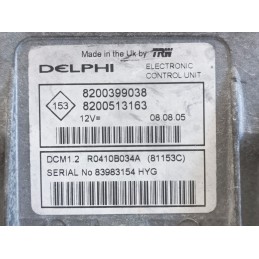 Centralina motore Delphi Renault Clio 3 III 1.5D 8200399038 K9K M7  A10758