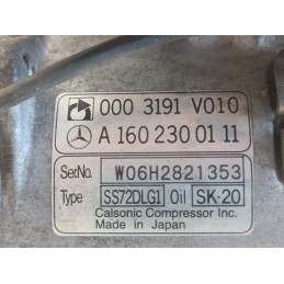 Compressore aria condizionata clima Smart fortwo 450 0003191V010  A10773