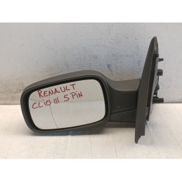 Specchietto retrovisore sinistro Renault Clio 3 III 5 Pin elettrico 2004 2008  A10791 Specchietto retrovisore sinistro Renault Clio 3 III 5 Pin elettrico 2004 2008  A10791