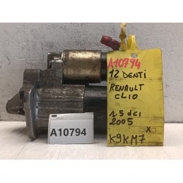 Motorino avviamento Renault Clio 3 serie 1.5D K9K 8200306595  A10794