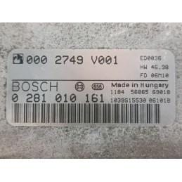 Centralina motore Smart fortwo 450 800 Diesel 0281010161 0002749v001  A10804 Centralina motore Smart fortwo 450 800 Diesel 0281010161 0002749v001  A10804