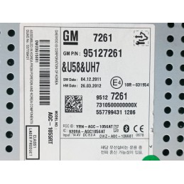 Autoradio stereo CD Chevrolet Aveo 2 T300 2011 in poi 95127261  A10823