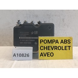 Centralina pompa ABS Chevrolet Aveo 2 T300 1.2B 95173880 2011 2015  A10826