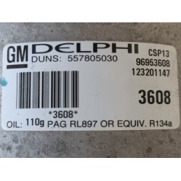 Compressore aria condizionata Chevrolet Aveo 2 serie 1.2B T300 96953608  A10873