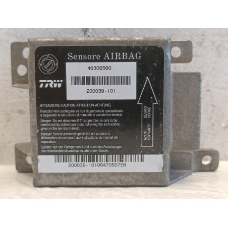 Centralina modulo airbag Fiat Coupe 20V 1996 2003 46306560  A10889