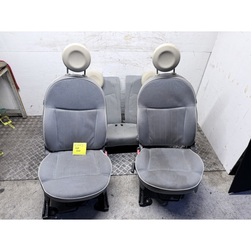 Tappezzeria Sedili Fiat 500 3 Porte Tessuto Chiaro Beige Dal 2007 In Poi  B3729