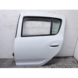 Porta Posteriore Sinistra Dacia Sandero Seconda Serie Bianca 2012 2021  B3744