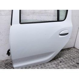 Porta Posteriore Sinistra Dacia Sandero Seconda Serie Bianca 2012 2021  B3744