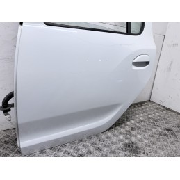 Porta Posteriore Sinistra Dacia Sandero Seconda Serie Bianca 2012 2021  B3744