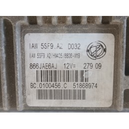 Centralina motore Ecu Fiat Punto Evo 1.4B IAW5SF9.A2 51868974  A10978