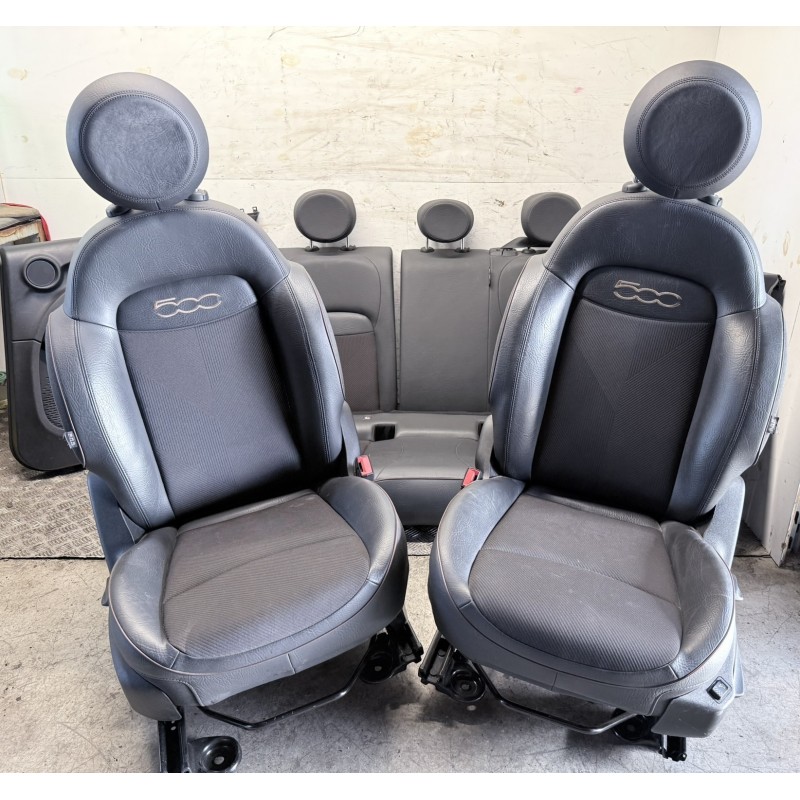 Tappezzeria Completa Fiat 500X Pelle 2020 Con Pannelli Porta Sedili  B3712