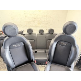 Tappezzeria Completa Fiat 500X Pelle 2020 Con Pannelli Porta Sedili  B3712
