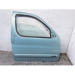 Porta Anteriore Destra Citroen Berlingo Peugeot Ranch Celeste 1996 2002  B3688