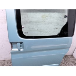 Porta Posteriore Sinistra Scorrevole Citroen Berlingo Peugeot Ranch Celeste  B3693