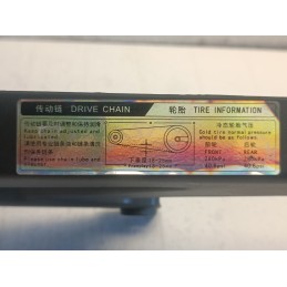 Parafango posteriore Zontes ZT350 GK 2025 1224300-048000 nero  A11007