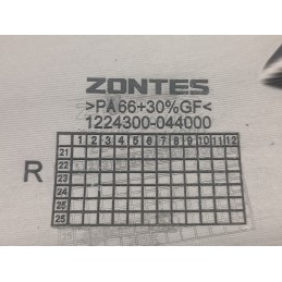 Carena inferiore destra Zontes ZT350 GK 2025 1224300-044000  A11015