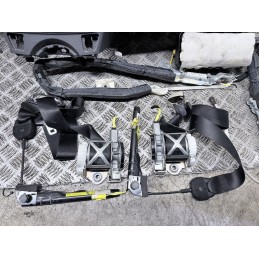 Kit Airbag Completo Fiat 500 Cruscotto Beige Panna Volante Cinture  b3794