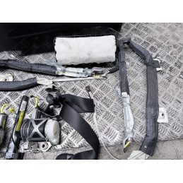 Kit Airbag Completo Fiat 500 Cruscotto Beige Panna Volante Cinture  b3794