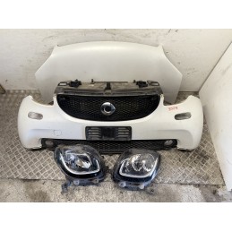 Musata Anteriore Smart Fortwo 453 Bianco Perla Led Completa 2014 2020  B3214