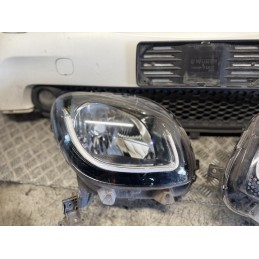 Musata Anteriore Smart Fortwo 453 Bianco Perla Led Completa 2014 2020  B3214