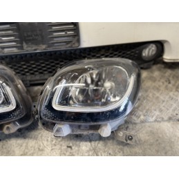 Musata Anteriore Smart Fortwo 453 Bianco Perla Led Completa 2014 2020  B3214