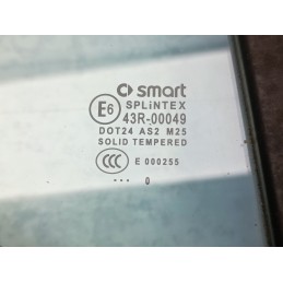 Vetro fisso porta anteriore destra Smart Fortwo 451 2007 2015 A4517200257  A11118
