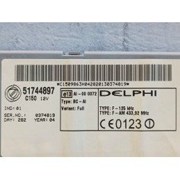 Centralina body computer Fiat Punto 188 2 serie 1.2B Delphi 51744897  A11141