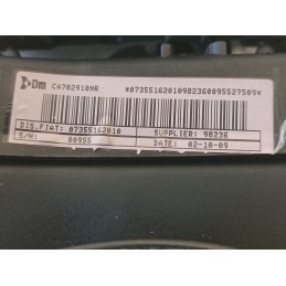 Airbag volante guida Fiat Punto Evo 07355162010 logo rosso 2009 in poi  A11152