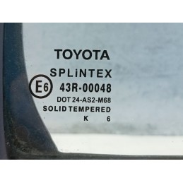 Vetro fisso porta posteriore destra Toyota Yaris 2 serie 2005 2012  A11173
