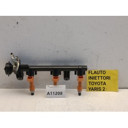 Flauto rampa iniettori Toyota Yaris 2 serie 1.0B 1KRFE 23250-40020  A11208