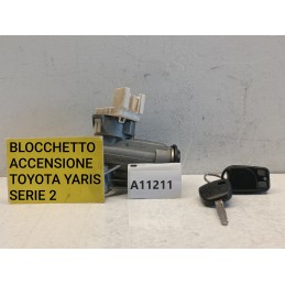 Blocchetto accensione avviamento chiave Toyota Yaris 2 2005 2012  A11211
