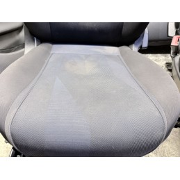 Tappezzeria Completa Lancia Ypsilon 3 Serie Tessuto Nero Ricami Blu  B3834