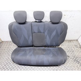 Tappezzeria Completa Lancia Ypsilon 3 Serie Tessuto Nero Ricami Blu  B3834