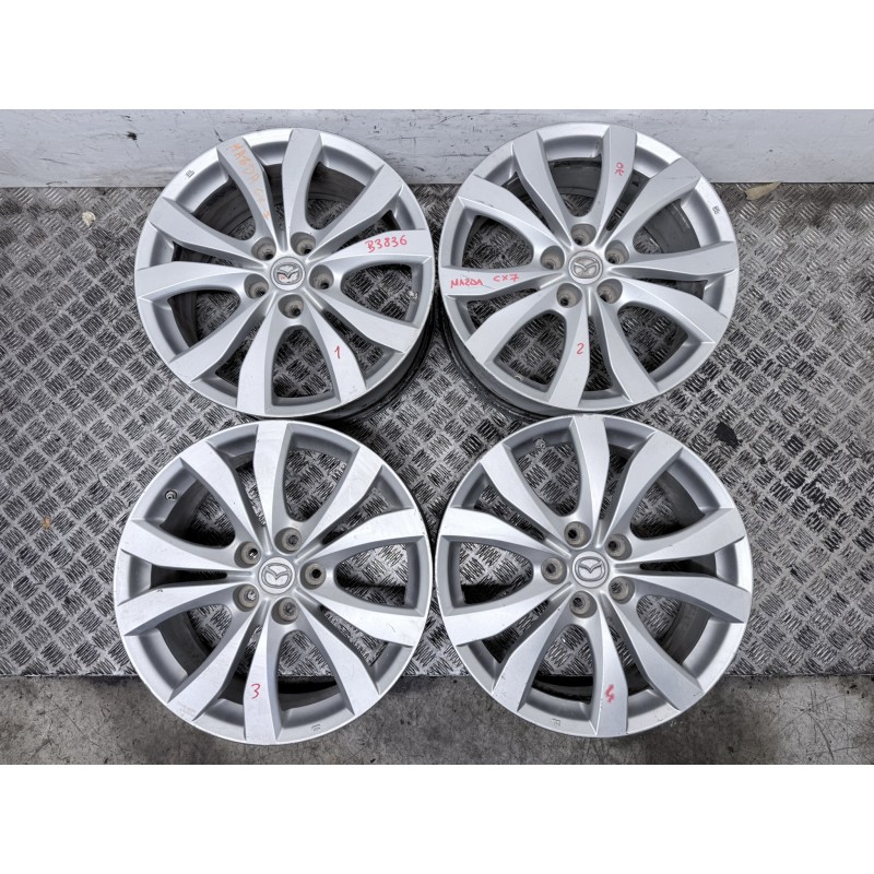 4 Cerchi In Lega R18 Mazda Cx7 Originali 18X7,5J Et50 Codice 996515  B3836