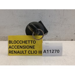 Blocchetto accensione avviamento chiave Renault Clio 3 8200214173  A11270