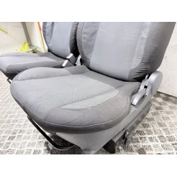 Coppia Sedili Anteriori Tata Xenon Pick Up Tessuto Grigio Completi  B3817