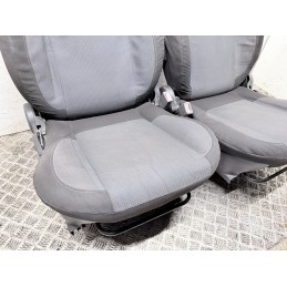 Coppia Sedili Anteriori Tata Xenon Pick Up Tessuto Grigio Completi  B3817