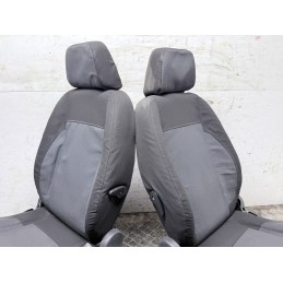 Coppia Sedili Anteriori Tata Xenon Pick Up Tessuto Grigio Completi  B3817