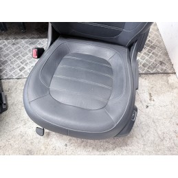 Tappezzeria Sedili Pelle Nera Riscaldabili Smart ForFour 453 Anteriori Posteriori  B3905