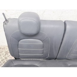 Tappezzeria Sedili Pelle Nera Riscaldabili Smart ForFour 453 Anteriori Posteriori  B3905