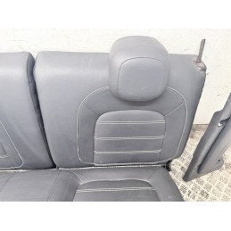 Tappezzeria Sedili Pelle Nera Riscaldabili Smart ForFour 453 Anteriori Posteriori  B3905