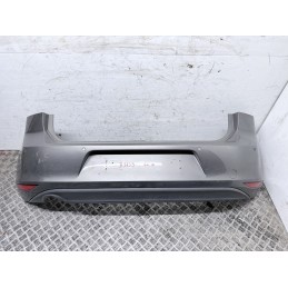 Paraurti Posteriore Volkswagen Golf 7 Grigio Scuro Sensori Parcheggio Difetto  B3839