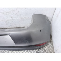 Paraurti Posteriore Volkswagen Golf 7 Grigio Scuro Sensori Parcheggio Difetto  B3839