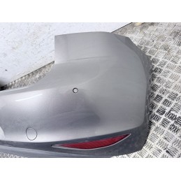 Paraurti Posteriore Volkswagen Golf 7 Grigio Scuro Sensori Parcheggio Difetto  B3839