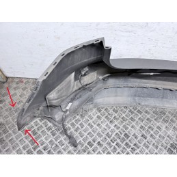 Paraurti Posteriore Volkswagen Golf 7 Grigio Scuro Sensori Parcheggio Difetto  B3839