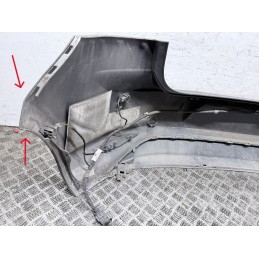 Paraurti Posteriore Volkswagen Golf 7 Grigio Scuro Sensori Parcheggio Difetto  B3839