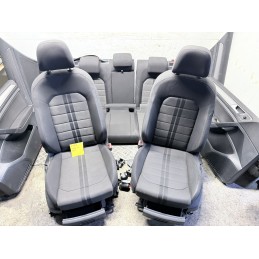 Tappezzeria Completa Volkswagen Golf 7 Tessuto Grigio Con Pannelli Interni  B3841