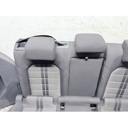 Tappezzeria Completa Volkswagen Golf 7 Tessuto Grigio Con Pannelli Interni  B3841